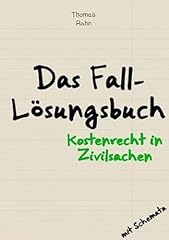 Fall lösungsbuch kostenrecht gebraucht kaufen  Wird an jeden Ort in Deutschland
