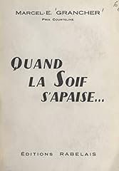 Soif apaise... souvenirs d'occasion  Livré partout en France