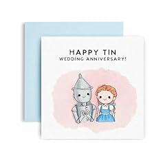 Happy tin anniversary for sale  Delivered anywhere in UK