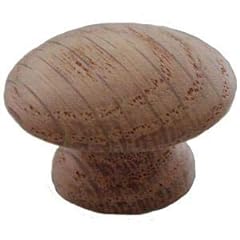 Solid Oak Drawer Knob | Diameter: 1 1/4" | Wood Knob for sale  Delivered anywhere in USA 