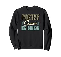 Poetry sweatshirt for sale  Delivered anywhere in UK