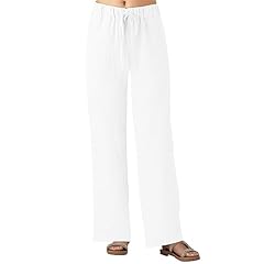 White trousers women for sale  Delivered anywhere in UK