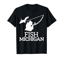 Michigan fishing shirt for sale  Delivered anywhere in USA 