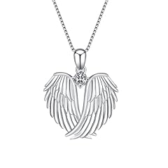 Angel wing necklace for sale  Delivered anywhere in UK