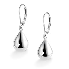 Silver drop earrings for sale  Delivered anywhere in UK