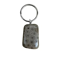 Petoskey stone keychain for sale  Delivered anywhere in USA 