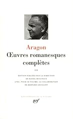 Aragon oeuvres romanesques d'occasion  Livré partout en France