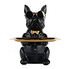 New Multi-Color Bulldog Dog Statue Resin Nordic Home for sale  Delivered anywhere in USA 