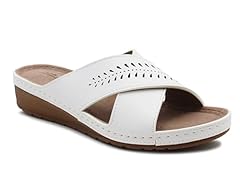 Womens slip sandals for sale  Delivered anywhere in UK