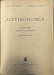 Elettrotecnica vol.iii misure usato  Spedito ovunque in Italia 