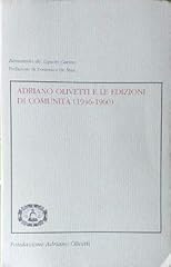 Adriano olivetti edizioni usato  Spedito ovunque in Italia 