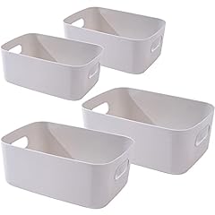 4 Pcs Plastic Storage Basket kitchen Storage Boxes for sale  Delivered anywhere in Ireland