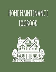 Home maintenance logbook for sale  Delivered anywhere in USA 