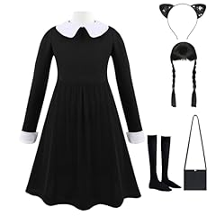 Costume mercoledì bambina usato  Spedito ovunque in Italia 