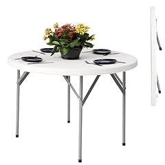 Round folding table for sale  Delivered anywhere in UK