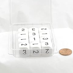 White opaque dice for sale  Delivered anywhere in USA 