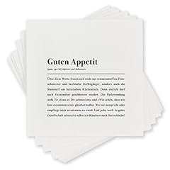 Papierservietten guten appetit gebraucht kaufen  Wird an jeden Ort in Deutschland