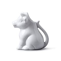 WM Bartleet & Sons 1750 T183 Cow Milk Jug, White, 175ml for sale  Delivered anywhere in UK
