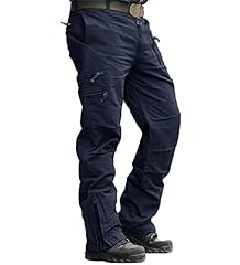 MAGCOMSEN Mens Work Trousers Multi Pockets Cotton Trousers for sale  Delivered anywhere in UK