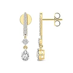 Diamond dangle earring for sale  Delivered anywhere in USA 