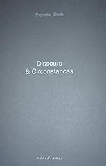 Discours circonstances d'occasion  Livré partout en France