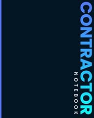 Contractor notebook record for sale  Delivered anywhere in USA 