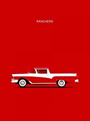 Ford Ranchero 57 by Mark Rogan - 12x16 Art Print Poster for sale  Delivered anywhere in Canada