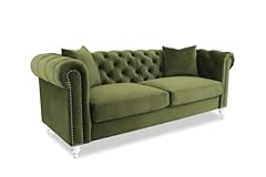 Sage green velvet for sale  Delivered anywhere in UK