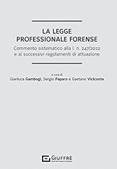Legge professionale forense usato  Spedito ovunque in Italia 