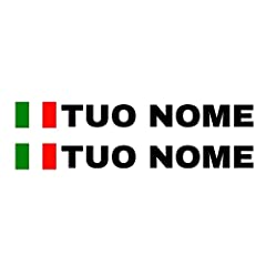 Grafica coppia adesivi usato  Spedito ovunque in Italia 