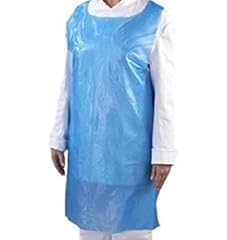 Disposable blue aprons for sale  Delivered anywhere in UK