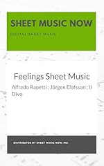 Feelings sheet music usato  Spedito ovunque in Italia 