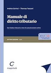 Manuale diritto tributario usato  Spedito ovunque in Italia 