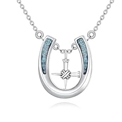 Yafeini horseshoe necklace for sale  Delivered anywhere in USA 
