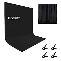 10x20ft black photo for sale  Delivered anywhere in USA 