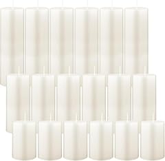 Pcs pillar candles for sale  Delivered anywhere in UK