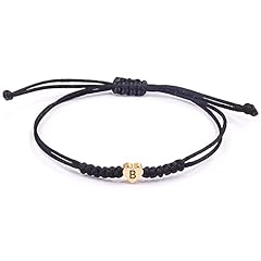 Black initial bracelet for sale  Delivered anywhere in USA 