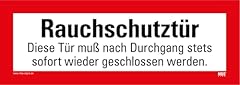 Aufkleber rauchschutztür tür gebraucht kaufen  Wird an jeden Ort in Deutschland