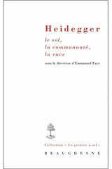 Heidegger sol communauté d'occasion  Livré partout en France