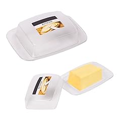 Transparent plastic butter for sale  Delivered anywhere in Ireland