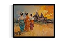 Myanmar art print for sale  Delivered anywhere in USA 