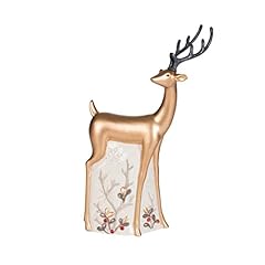 Fitz and Floyd Wintry Woods Snowman Collectible, Deer for sale  Delivered anywhere in USA 