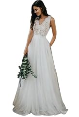 Neck tulle wedding for sale  Delivered anywhere in USA 
