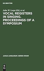 Vocal registers singing usato  Spedito ovunque in Italia 