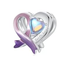 Moonstone pink ribbon for sale  Delivered anywhere in UK