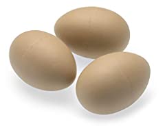 3 x Imitation CHICKEN/POULTRY/HENS EGGS - Weighted for sale  Delivered anywhere in UK