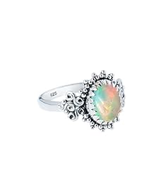 Ethiopian opal ring for sale  Delivered anywhere in UK