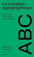 Création typographique concev d'occasion  Livré partout en France