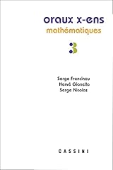 Oraux ens mathématiques d'occasion  Livré partout en France