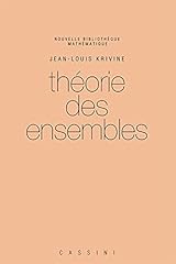 Théorie ensembles d'occasion  Livré partout en France